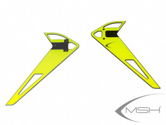 MSH71183 Vertical fin sticker - Neon Yellow