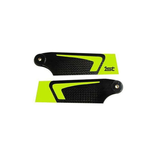 1ST TAIL BLADES CFK 95MM (YELLOW)